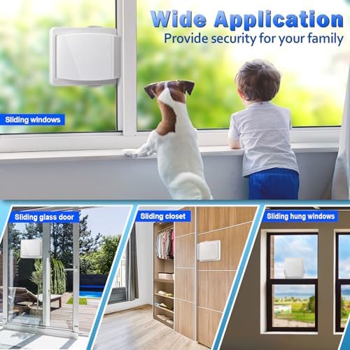 Sliding Door Lock, 4 Pack Child Safety Sliding Glass Door Lock for Sliding Glass Doors, Sliding Windows, Sliding Closet, etc. Easy to Installation Provides More Security for Your Baby and Pets