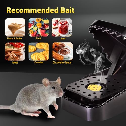Mouse Traps 12-Pack, Indoor Outdoor Use, Small Mice Catchers for Home Indoor, Reusable Mice Trap, Quick-Set Mousetraps for House