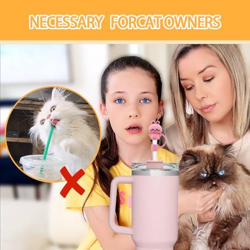 15Pc Straw Cover for Stanley Cup, Silicone Straw Topper for Stanley Cup 30&40oz with Tumblers, 10mm 0.4in Lid Accessories (Reusable)