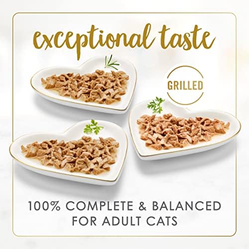 Purina Fancy Feast Grilled Wet Cat Food Poultry and Beef Collection Wet Cat Food Variety Pack - (Pack of 24) 3 oz. Cans