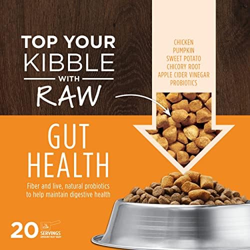 Instinct Raw Boost Mixers Gut Health Freeze-Dried Dog Food Topper, 5.5 oz. Bag