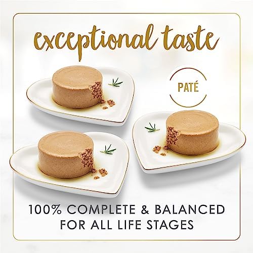 Purina Fancy Feast Seafood Classic Pate Collection Grain Free Wet Cat Food Variety Pack - (2 Packs of 12) 3 oz. Cans