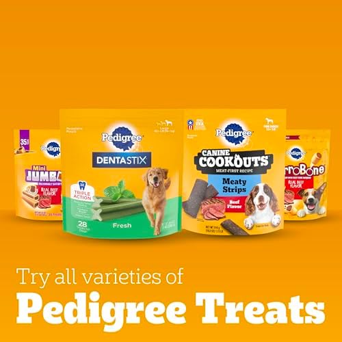 Pedigree Dentastix Small and Toy Breed Dog Treats, Fresh Flavor, 1.54 lb. Bag (102 Treats)