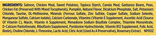 Nature's Recipe Grain Free Dry Dog Food, Salmon, Sweet Potato & Pumpkin Recipe, 12 lb. Bag