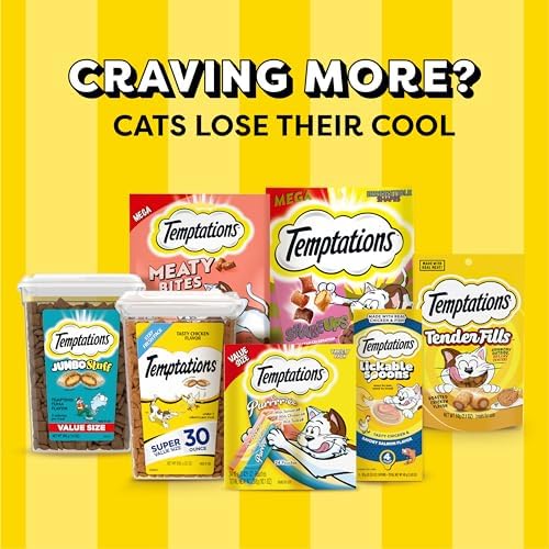Temptations Creamy Puree Squeezable Lickable Wet Cat Treats with Salmon, 0.42 oz. Tubes, 4 Count, Pack of 11 (44 Total)
