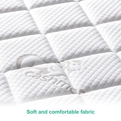 Premium Crib & Toddler Mattress,100% Knitted Fabric, Premium Fleece Surface-Hypoallergenic, 5" Thick Firm Soft Crib Mattress, Non-Toxic - Fits Standard Cribs & Toddler Beds