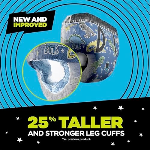 Ninjamas Boys Bedwetting Nighttime Underwear, Size S/M (38-70 lbs), 44 Count, Overnight Protection, Ultra Absorbent, Hypoallergenic