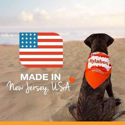 Nylabone Healthy Edibles Natural Puppy Chews Long Lasting Treats for Puppies, Lamb & Apple Flavor, X-Small/Petite (8 Count)