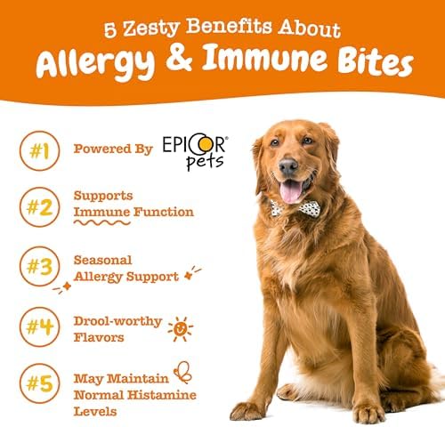 Zesty Paws Dog Allergy Relief- Dog Itching Skin Relief- Dog Probiotics for Itchy Skin and Itchy Ears- Dog Allergy Paw Relief- Dog Allergy Chews- Dog Itch Relief - Dog Skin Allergy Relief - Lamb - 90ct