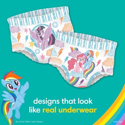 Pampers Training Pants - Easy Ups Girls & Boys - Size 4T-5T, 104 Count, My Little Pony Potty Underwear (Packaging May Vary)