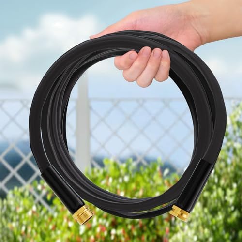 2025 Upgraded 50FT Non-Expanding Garden Hose, Lightweight, Flexible Ultra-Light Water Hose, Burst-Resistant, Lead-Free, Anti-Kink, High-Pressure
