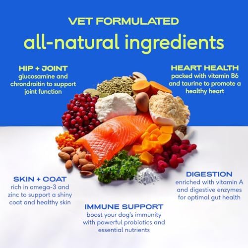 Native Pet Dog Vitamins & Supplements - 11-in-1 Multivitamin Powder for Dogs Food Topper - Collagen, Glucosamine, Probiotics, Omega & More- Supports Healthy Gut, Mobility & Overall Health -30 Scoops