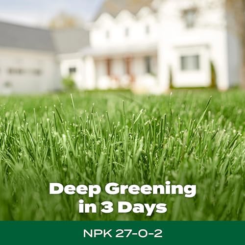 Scotts Green Max Lawn Food, Lawn Fertilizer Plus Iron Supplement for Greener Grass in 3 Days, 5,000 sq. ft., 16.67 lbs.