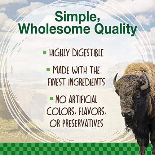 Nylabone Healthy Edibles WILD Natural Dog Chew Treats for Small Dogs, Long Lasting Dog Healthy Chew Bones Made in USA, Bison Flavor, For Dogs Up to 25 lbs. (8 Count)
