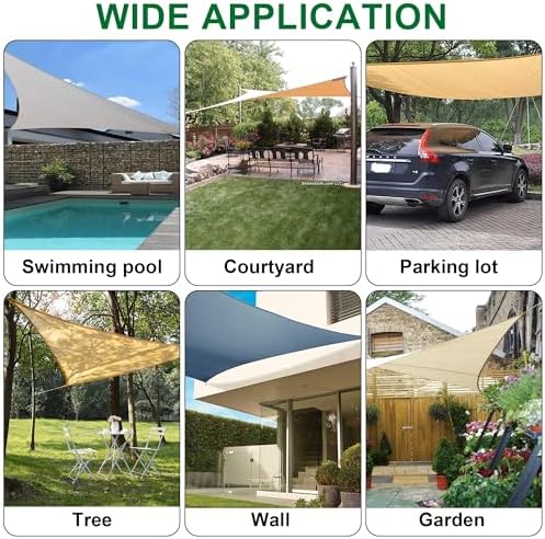 YOFIT Shade Sail Hardware Kit 6 inch for Triangle Rectangle Sun Shade Sail Installation, 304 Grade Stainless for Garden Outdoors, 80 Pcs