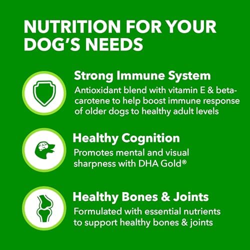 IAMS Proactive Health Healthy Aging Large Breed Dog Food for Mature and Senior Dogs with Real Chicken, 30 lb. Bag