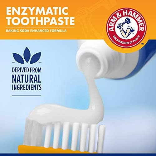 Arm & Hammer for Pets Tartar Control Kit for Dogs Contains Toothpaste, Toothbrush & Fingerbrush Reduces Plaque & Tartar Buildup, 3-Piece Kit, Banana Mint Flavor (Pack of 1)