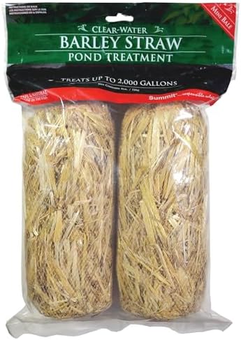 Summit...responsible solutions Summit 125 Clear-Water Barley Straw Bales, 2-Pack Treats up to 1000-Gallon