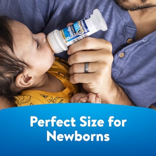 Similac 360 Total Care Infant Formula, Has 5 HMO Prebiotics, Our Closest Prebiotic Blend to Breast Milk, Non-GMO, Baby Formula, Ready to Feed, 2-fl-oz Bottle, Pack of 48