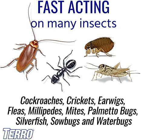 TERRO T901SR Ant Killer Plus Multi-Purpose Insect Control for Outdoors - Kills Fire Ants, Fleas, Cockroaches, and Other Crawling Insects - 2 Pack, Granule