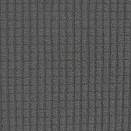 Easy-Going Stretch Loveseat Slipcover 1-Piece Sofa Cover Furniture Protector Couch Soft with Elastic Bottom for Kids Polyester Spandex Jacquard Fabric Small Checks (Loveseat, Dark Gray)