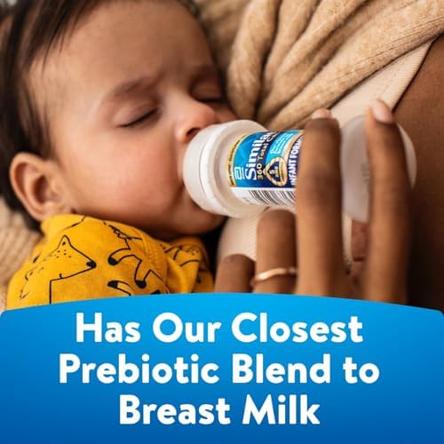 Similac 360 Total Care Infant Formula, Has 5 HMO Prebiotics, Our Closest Prebiotic Blend to Breast Milk, Non-GMO, Baby Formula, Ready to Feed, 2-fl-oz Bottle, Pack of 48