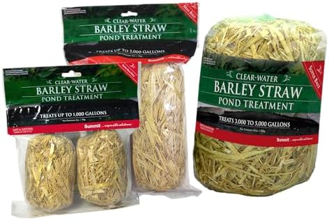 Summit...responsible solutions Summit 125 Clear-Water Barley Straw Bales, 2-Pack Treats up to 1000-Gallon