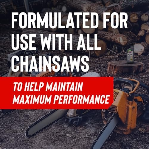 STP Premium Bar and Chain Oil, Tools and Chainsaw Oil Treatment Reduces Bar and Chain Wear, 32 Oz