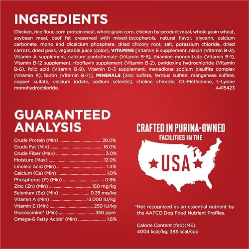 Purina ONE Chicken and Rice Formula Dry Dog Food - 8 lb. Bag