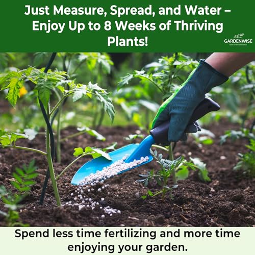 10-10-10 Plant Fertilizer Slow Release - 10 10 10 All Purpose Granular Garden Fertilizer for Vegetables, Tomato, Arborvitae, Shrubs, Rose, Flowers, Fruit, Fig Trees (1/2 Quart)