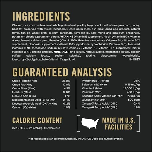 Purina Pro Plan High Protein, Digestive Health Large Breed Dog Food Dry, Chicken and Rice Formula - 34 lb. Bag