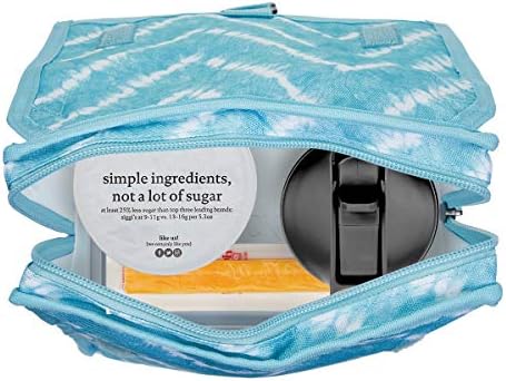 Freezable Lunch Bag, Aqua Tie Dye