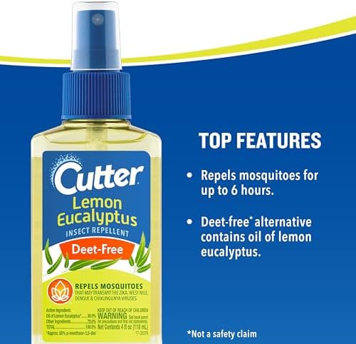 Cutter Lemon Eucalyptus Insect Repellent (Pump Spray) (HG-96014) Pack of 6