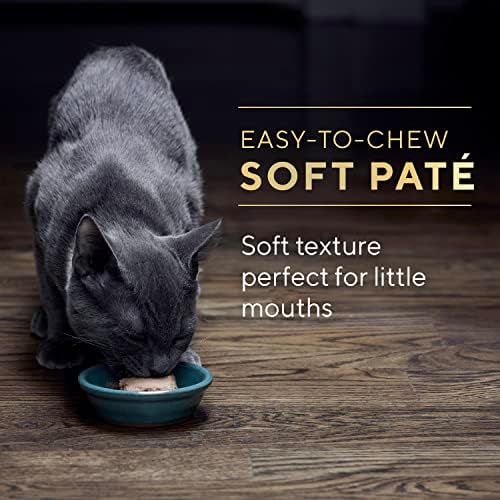 Sheba Perfect Portions Kitten Wet Cat Food Pate Chicken Entree and Salmon Entree, 2.6 oz. Twin-Pack Trays (12 Count, 24 Servings) (Pack of 2)