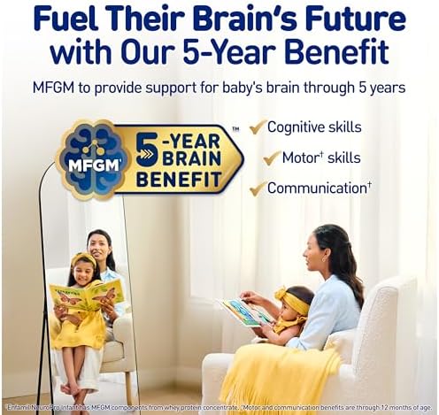 Enfamil NeuroPro Baby Formula, MFGM* 5-Year Benefit, Expert-Recommended Brain-Building Omega-3 DHA, Exclusive Immune Supporting HuMO6 Blend, Infant Formula Powder, Baby Milk, 20.7 Oz