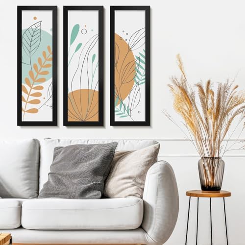 LaVie Home 8x24 Picture Frame for Wall Display, 8x24 Black Picture Frame with HD Plexiglas, 8 x 24 Poster Frame 1 Pack, Display Frame for Vertical or Horizontal, Classic Collection