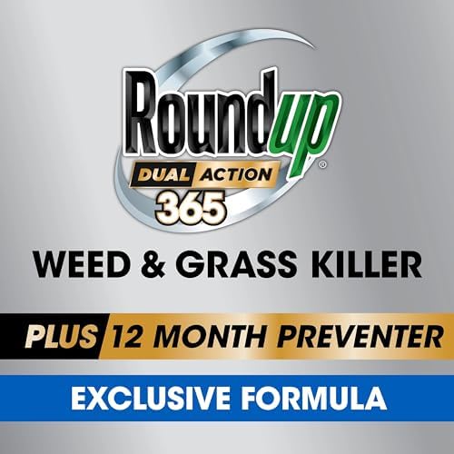 Roundup Dual Action 365 Weed & Grass Killer Plus 12 Month Preventer Concentrate, Kills & Prevents for up to 1 Year, 32 fl.oz.