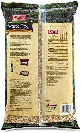 Kaytee Waste Free Blend Wild Bird Food, 10 Pound (Pack of 2)