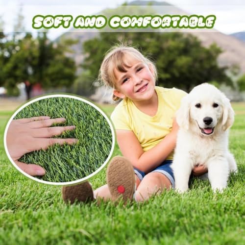 Artificial Grass, Professional Dog Grass Mat, Potty Training Rug and Replacement Turf Outdoor Rug Patio Lawn Decoration, Easy to Clean with Drainage Holes(47.3x31.5 inches)