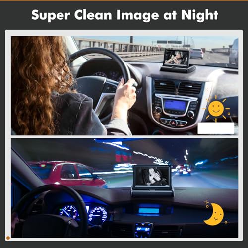 Itomoro Baby Car Camera, View Infant in Rear Facing Seat with Wide Crystal Clear View,USB Easy Install car camera for baby 1080P