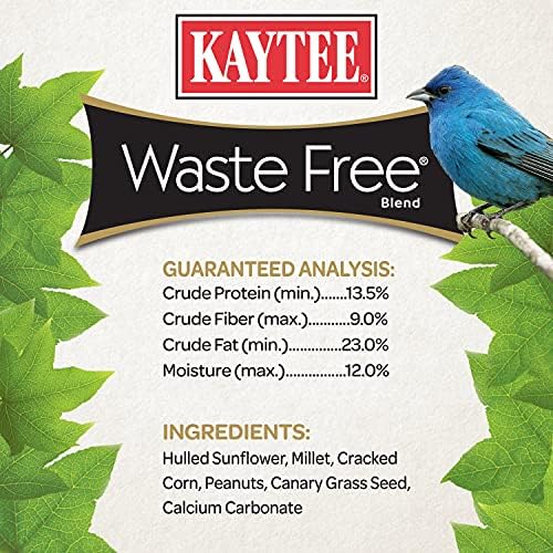 Kaytee Waste Free Blend Wild Bird Food, 10 Pound (Pack of 2)
