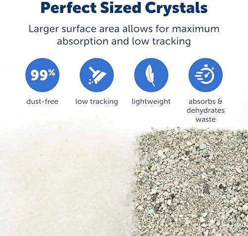 PetSafe ScoopFree Odor Control Crystal Cat Litter, Fresh Scent, 8 Lb Bag