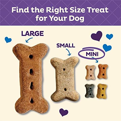 Old Mother Hubbard by Wellness Classic Original Mix Natural Dog Treats, Crunchy Oven-Baked Biscuits, Ideal for Training, Mini Size, 3.8 pound bag