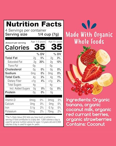 Amara Smoothie Melts - Mixed Red Berries - Baby Snacks Made With Fruits and Vegetables - Healthy Toddler Snacks For Your Kids Lunch Box - Organic Plant Based Yogurt Melts - 6 Resealable Bags