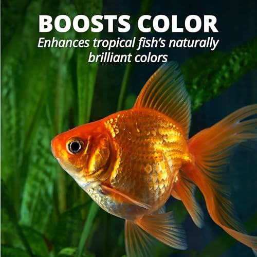 Tetra Goldfish Flakes, Nutritionally Balanced Diet for Aquarium Fish, Vitamin C Enriched Flakes, 8.81 Ounces