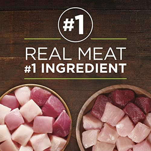 Purina ONE True Instinct Classic Ground Grain-Free Formulas With Real Turkey and Venison, and With Real Chicken and Duck High Protein Wet Dog Food Variety Pack - (Pack of 6) 13 oz. Cans