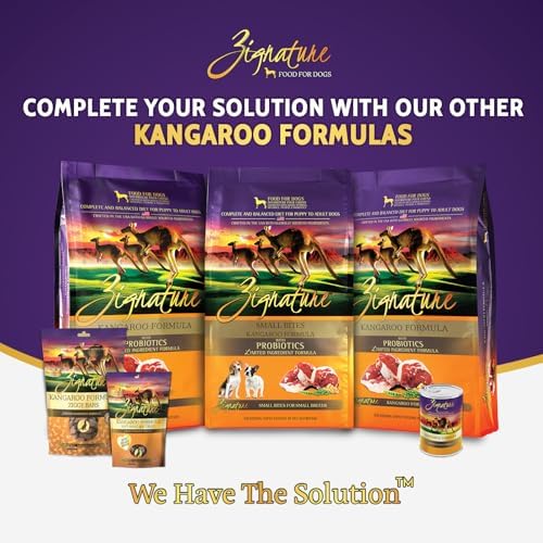 Zignature, Kangaroo Limited Ingredient Formula Grain-Free Dry Dog Food, 25-lb