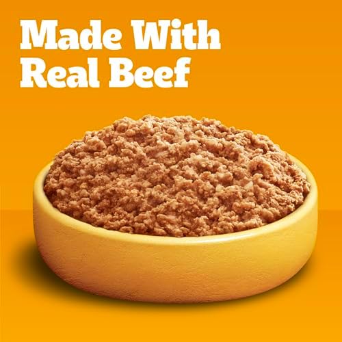 Pedigree Chopped Ground Dinner Wet Dog Food Filet Mignon & Beef Variety Pack, 13.2 oz. Cans (12 Count, Pack of 1)
