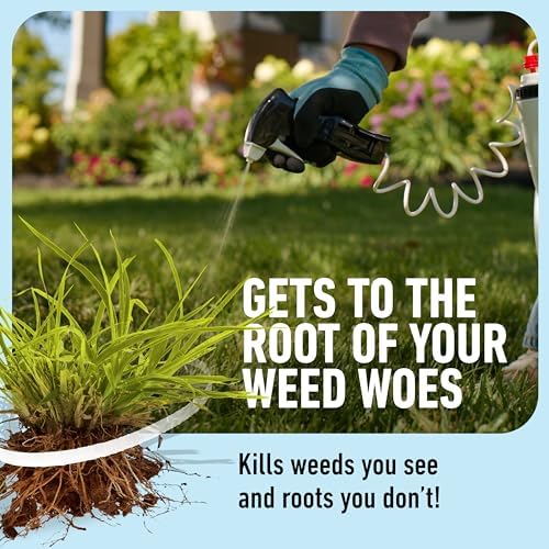 Roundup for Lawns Crabgrass Destroyer2, Tough Weed Killer, Kills Crabgrass, Foxtail, Goosegrass, Ready-to-Use, 64 oz.