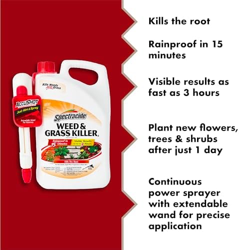 Weed & Grass Killer, AccuShot Spray, 1.33-Gallons